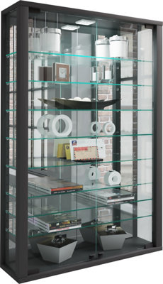 Vcm Wall Display Cabinet Glass Display Case Vitrosa Mirror from B&Q