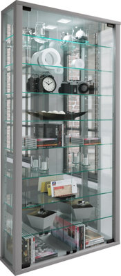 Vcm Wall Display Cabinet Glass Display Case Vitrosa Mirror from B&Q