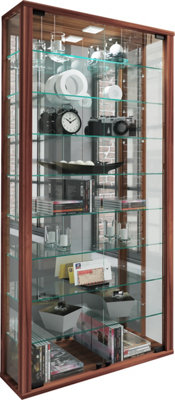 Vcm Wall Display Cabinet Glass Display Case Vitrosa Mirror from B&Q