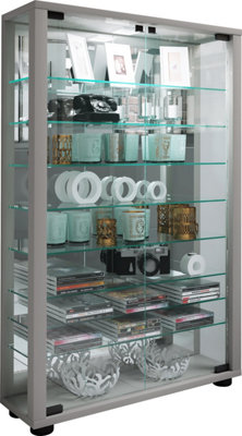 Vcm Glass Stand Showcase Lumo Mini Mirror from B&Q