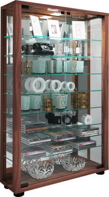 Vcm Glass Stand Showcase Lumo Mini Mirror from B&Q