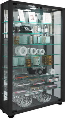 Vcm Glass Stand Showcase Lumo Mini Mirror from B&Q