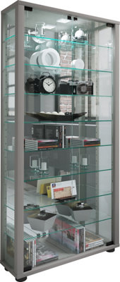 Vcm Glass Stand Showcase Lumo Maxi Mirror from B&Q