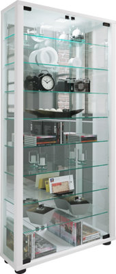 Vcm Glass Stand Showcase Lumo Maxi Mirror from B&Q