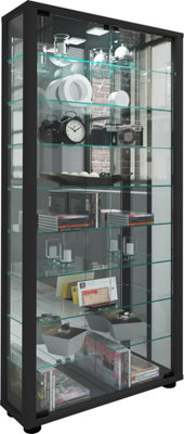 Vcm Glass Stand Showcase Lumo Maxi Mirror from B&Q