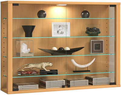 Vcm Wall Display Cabinet Glass Display Case Vitrosa L from B&Q