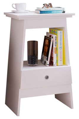 B&Q -  Wooden Side Table Bedside Table Spidali