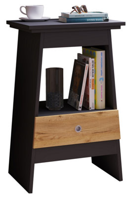 B&Q -  Wooden Side Table Bedside Table Spidali