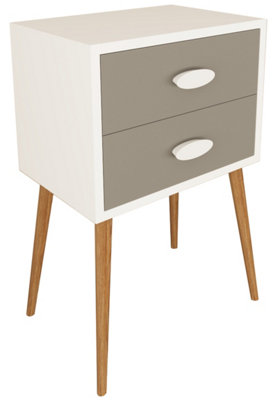 B&Q -  Wooden Side Table Bedside Table Singol Xxl