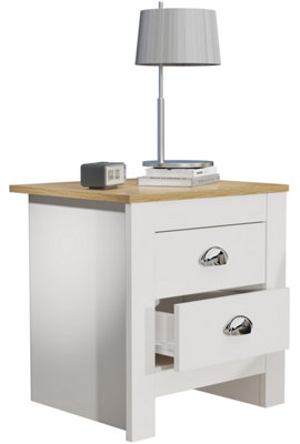 B&Q -  Wooden Side Table Bedside Table Balusa