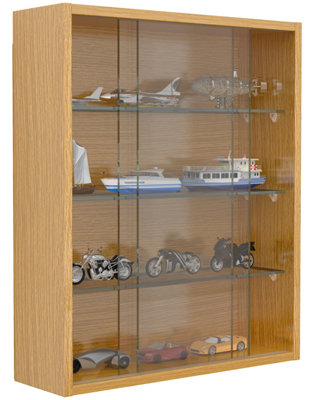 Vcm Hanging Display Cabinet Wall Display Case Glass Drivalo M from B&Q