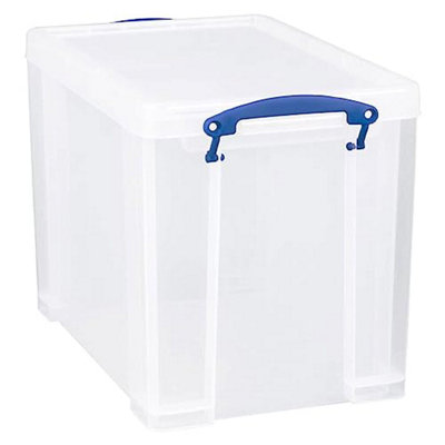Really Useful Box Company Really Useful Box Plastic Storage 19 Litre Clear from B&Q