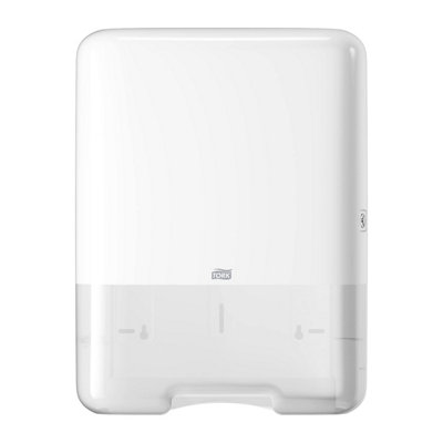 Tork Singlefold/c-Fold Hand Towel Dispenser 553000H3 Paper Towel DispenserSlimOne-At-A-Time DispensingWhite from B&Q