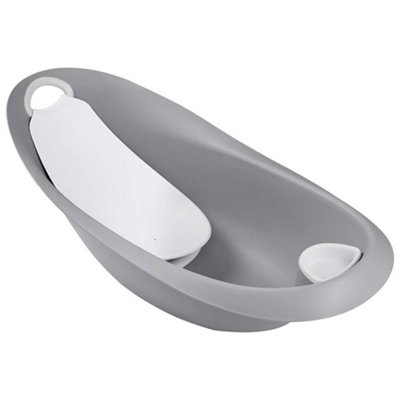 Keeeper Baby Bath With Soft HandlePlug And Anatomically Shaped Bath Seat from B&Q