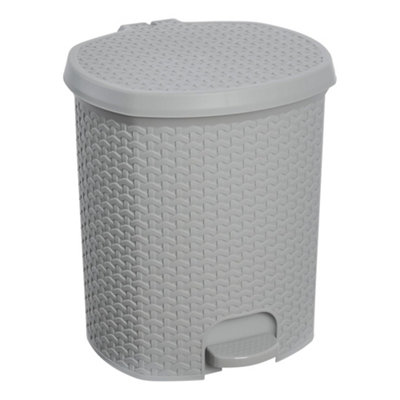 Keeeper Pedal Waste Bin 21 Litre Nordic Grey from B&Q