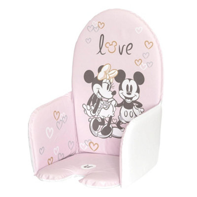 Keeeper Mickey Mouse Pink Feeding Chair Pad from B&Q