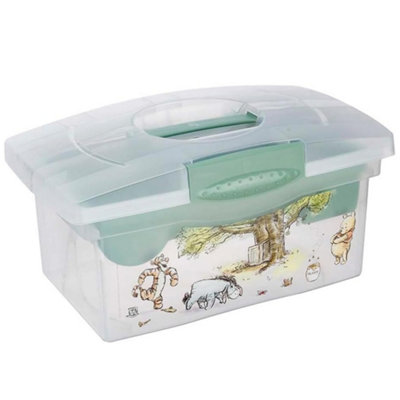 Keeeper Winnie The Pooh Traveller Organiser Storage Box With Lid from B&Q