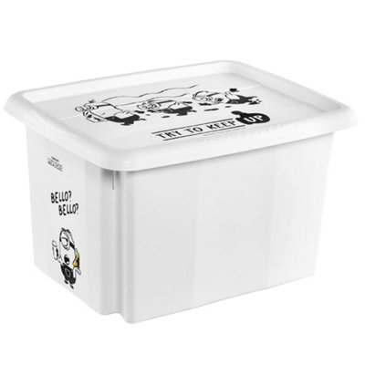 Keeeper Minions Turning Stacking Box 15 LitreGrey from B&Q