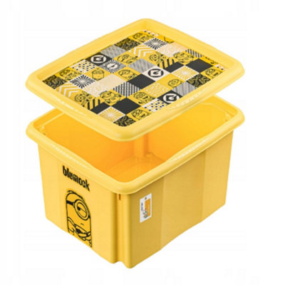 Keeeper Minions Turning Stacking Box 15 LitreYellow from B&Q