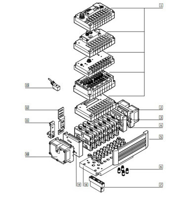 Festo 163287 Cpv18-Za-5 Tie Rod Set from B&Q