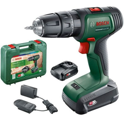 B&Q -  Universalimpact 18V Cordless Combi Hammer Drill Power4All2 X 1.5AhBosch Power For All
