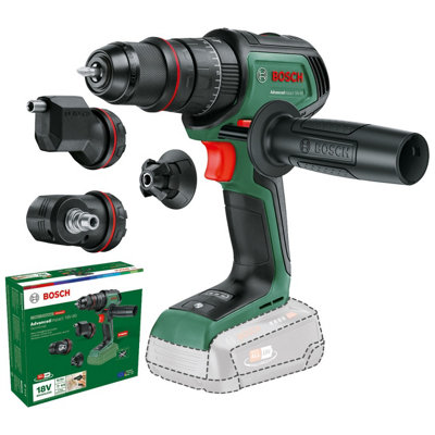 Bosch Cordless Combi Drill Advancedimpact 18V-80 Quicksnap + 4 Chuck 06039E2103Bosch Power For All from B&Q