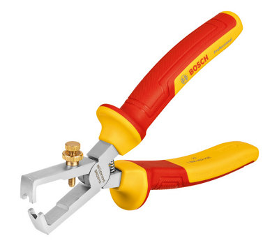 Bosch Pro Plier Vde Universal Wire Stripper 160mm 1600A02Ne7 from B&Q