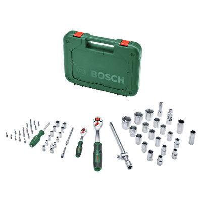 Bosch Hand Tools 1/4" + 1/2" Ratchet Set 1600A02Z9G from B&Q