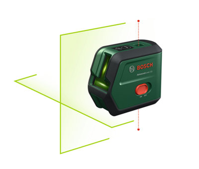 Bosch Cross Line Laser With Plumb Function Advancedlevel 2G Carton 0603663G00 from B&Q