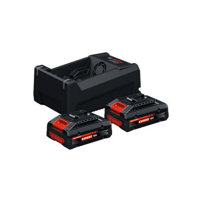 Bosch Pro 18V Starter Set 2X Exba18V-40 + Gal 12V/18V-80 Carton Box 1600A0373L from B&Q
