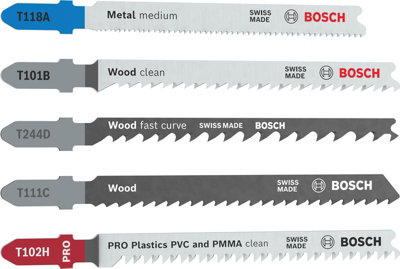 Bosch Jigsaw/reciprocating Saw BladesSets Multi Material Jigsaw Blade Set5 Pcs 2607012075 from B&Q