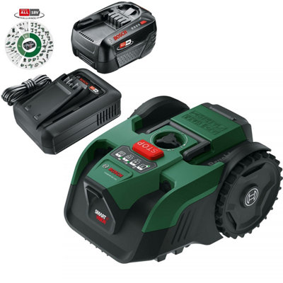 Bosch Visimow Robotic Lawnmower Visimow18V-200 Lawn Mower 1 X 5.0Ah BatteryBosch Power For All from B&Q