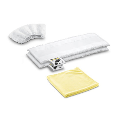 B&Q -  Steam Cleaner Fitted Cleaning ClothPack Of 4