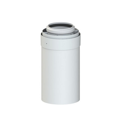 Viessmann Sc 1000mm Boiler Flue Extension Pipe Diameter 60/100 mm 7373224 from B&Q