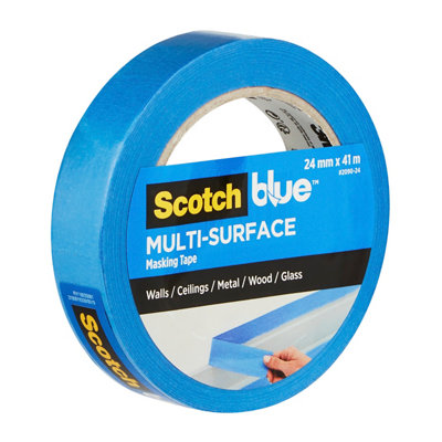 Scotchblue Blue Masking Tape (L)41M (W)24mm from B&Q
