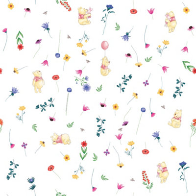 Komar Disney Winnie The Pooh Summer Non-Woven Wallpaper 10.05M X 53Cm from B&Q