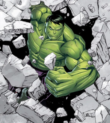 Komar Marvel Hulk Breaker Wall Mural, 2.8M X 2.5M Medium