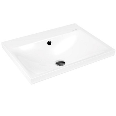Kaldewei Silenio Rectangular Built In Wash Basin 460mm White (Basin Only) from B&Q