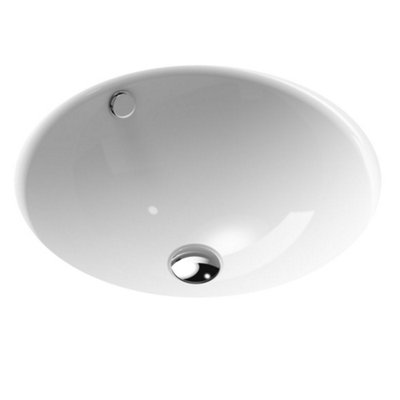 Kaldewei Classic Round Undercounter Wash Basin 420mm Alpine White (Basin Only) from B&Q