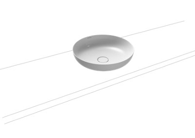 Kaldewei Miena City Anthra Countertop Round Wash Basin 380mm Grey (Basin Only) from B&Q