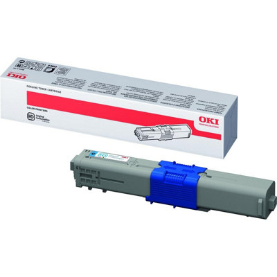 Oki Toner Cartridge For C310/c330/c510/c530 A4 Colour Laser PrintersCyan from B&Q