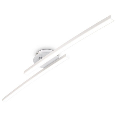 B.k.licht Mains-Powered Led White Warm White Light Ceiling Lamp from B&Q