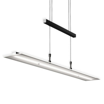 B&Q -  Mains-Powered Led Black Dimmable Pendant Light