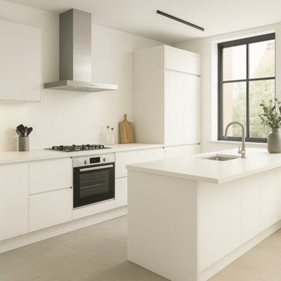 GravaHaus Kitchen Breakfast Bar Whisper Neo 3500 X 670 X 22mm from B&Q