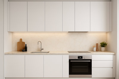 GravaHaus Kitchen Breakfast Bar Aura Marble 3500 X 670 X 22mm from B&Q