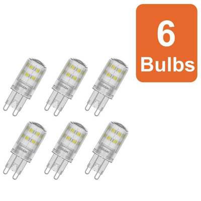 Osram Dimmable Led Pin Lamp Light Bulb With G9 Base 320 Lumens 6 Pack from B&Q