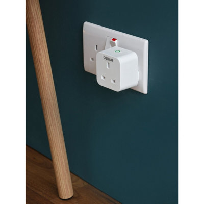 Osram Smart+ Matter Uk Plug White Wireless Control Via App Or Voice Control from B&Q