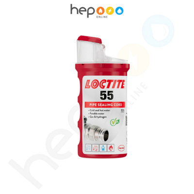 Loctite 55 Pipe Thread Sealant Ptfe Sealing Cord Pipe Sealing Cord 160M from B&Q