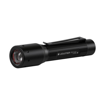 Ledlenser P3 Core Aaa Battery 90 Lumen With Pocket Clip Hand Torch For Plumbers Electricians And Diy from B&Q