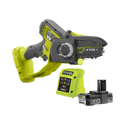 Ryobi One+ Brushless Pruning Saw Kit (1 X 2.0Ah) 18VRy18Psx10A-120 from B&Q